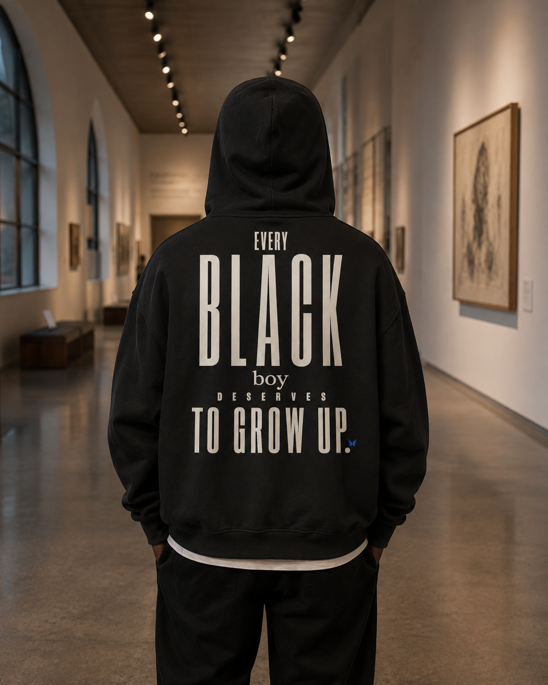 Every Black Boy Deserves to Grow Up Premium Oversized Hoodie PODpartner