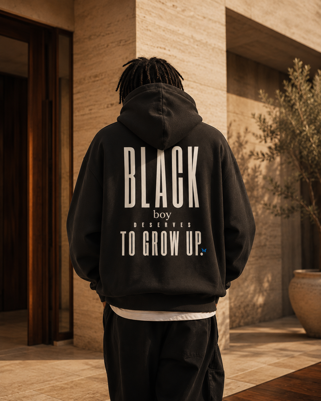 Every Black Boy Deserves to Grow Up Premium Oversized Hoodie PODpartner