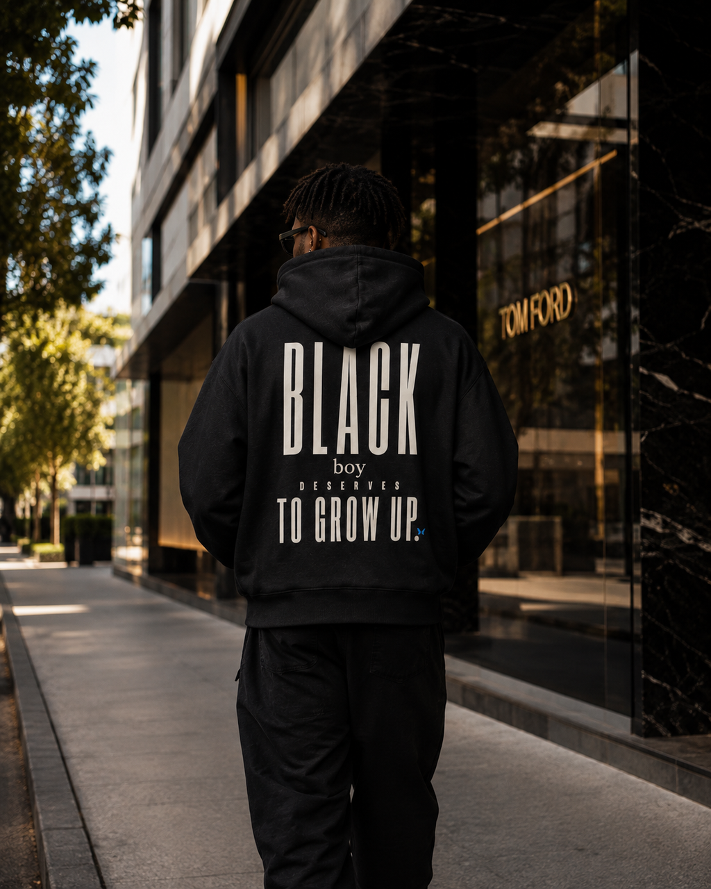Every Black Boy Deserves to Grow Up Premium Oversized Hoodie PODpartner