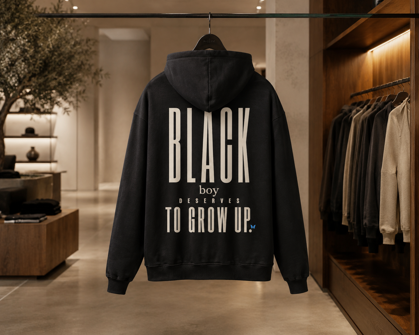 Every Black Boy Deserves to Grow Up Premium Oversized Hoodie PODpartner