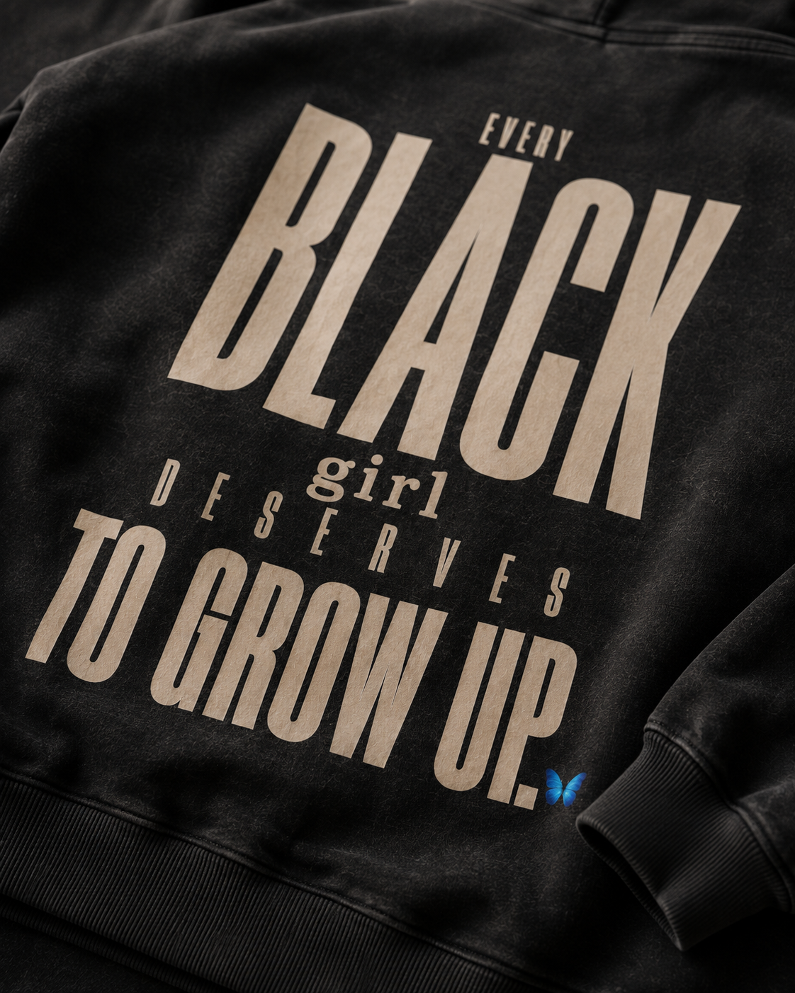 Every Black Girl Deserves to Grow Up Premium Oversized Hoodie PODpartner