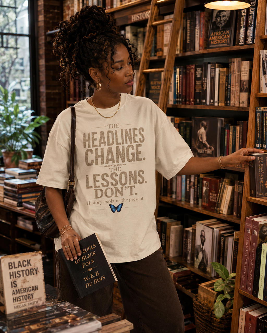 The Headlines Change The Lessons Don't | Premium History Graphic Tee