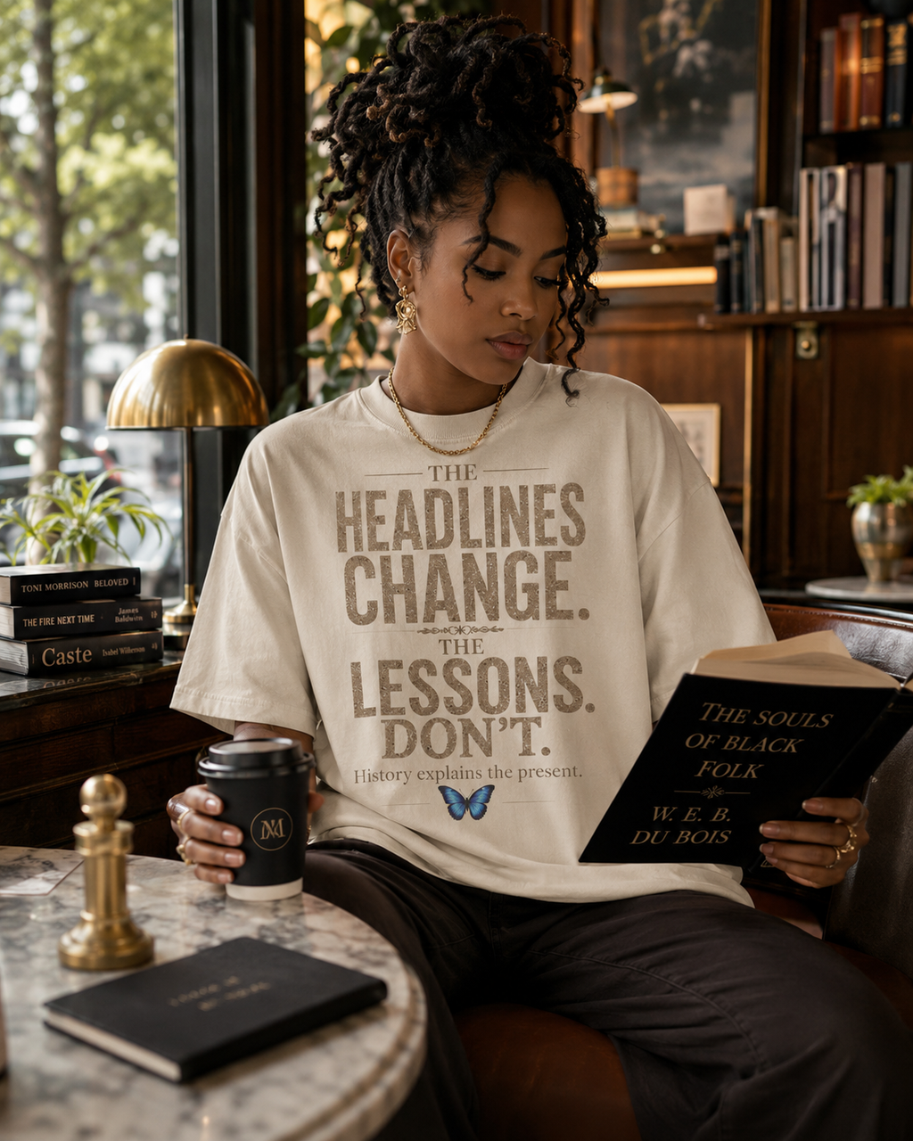 The Headlines Change The Lessons Don't | Premium History Graphic Tee