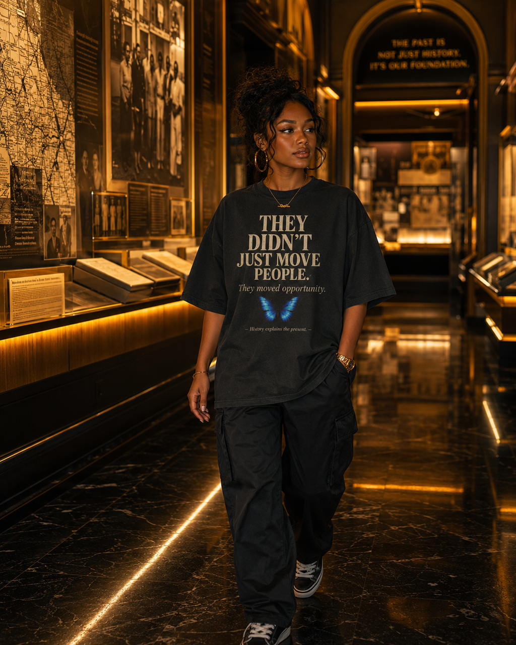 Urban Renewal Explained | “Negro Removal” History Graphic T-Shirt | History Explains the Present | Premium Oversized Heavyweight Tee