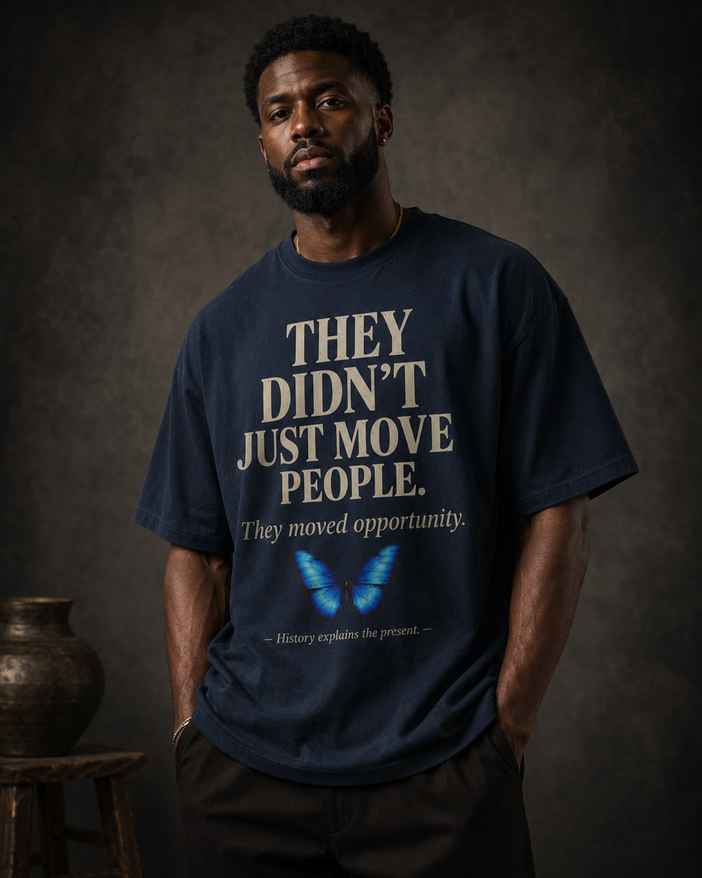 Urban Renewal Explained | “Negro Removal” History Graphic T-Shirt | History Explains the Present | Premium Oversized Heavyweight Tee