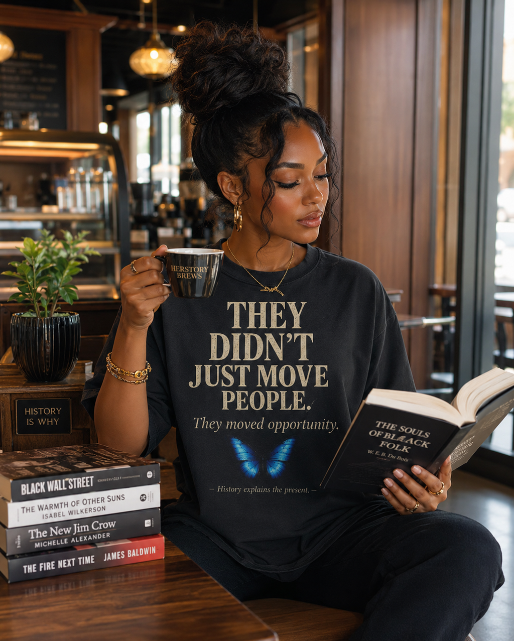 Urban Renewal Explained | “Negro Removal” History Graphic T-Shirt | History Explains the Present | Premium Oversized Heavyweight Tee