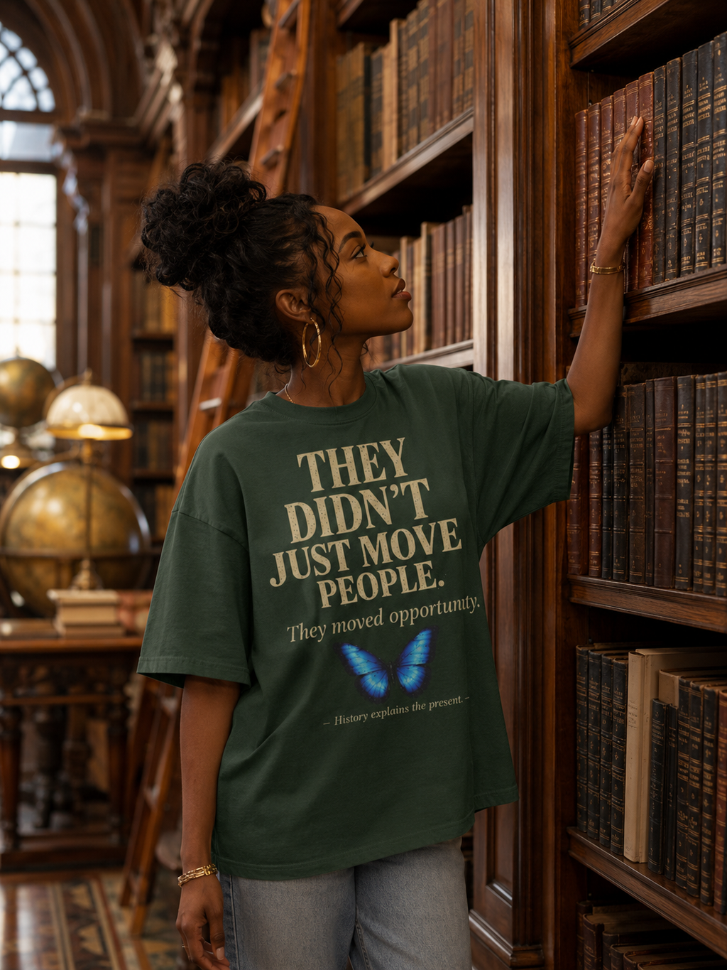 Urban Renewal Explained | “Negro Removal” History Graphic T-Shirt | History Explains the Present | Premium Oversized Heavyweight Tee