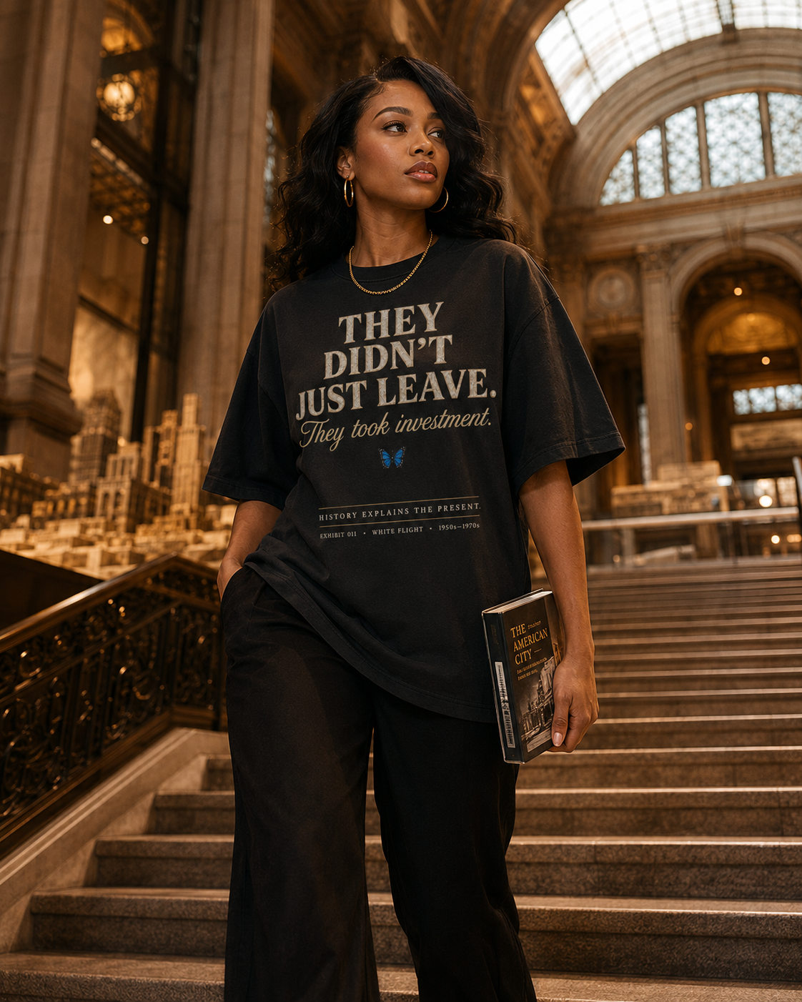 They Didn't Just Leave Shirt | White Flight History T-Shirt | Black History Museum Graphic Tee | History Explains the Present™ | Premium Educational Streetwear