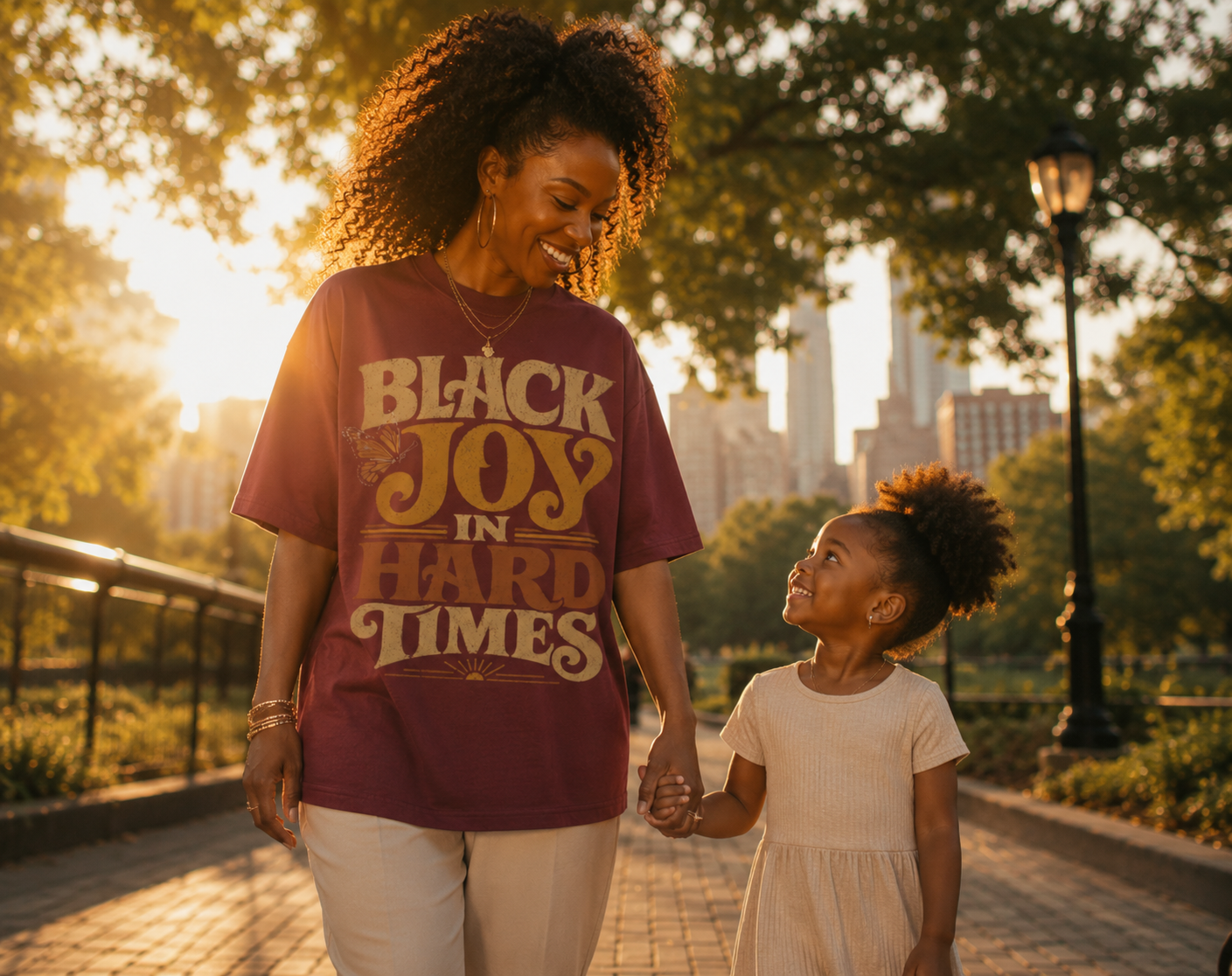 Black Joy In Hard Times Shirt | Vintage Black Empowerment Graphic Tee