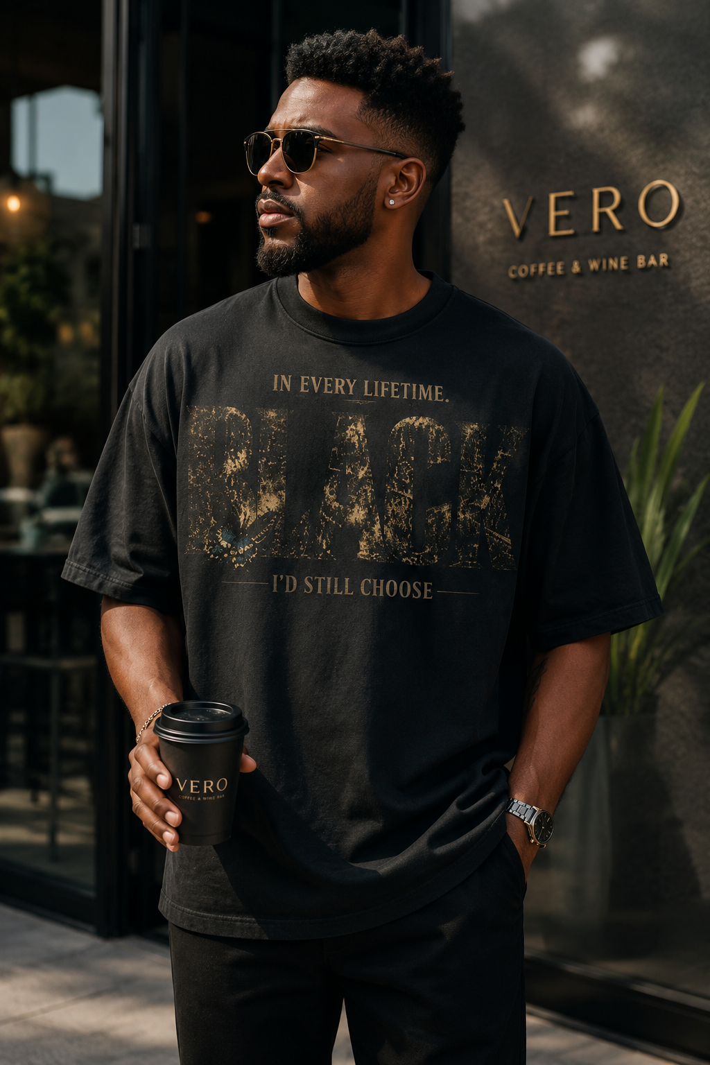 In Every Lifetime, I'd Still Choose Black Oversized Heavyweight Tee