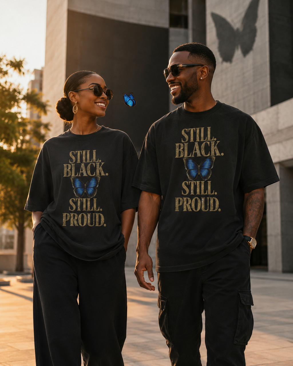 Still. Black. Still. Proud. | Premium Statement Graphic T-Shirt