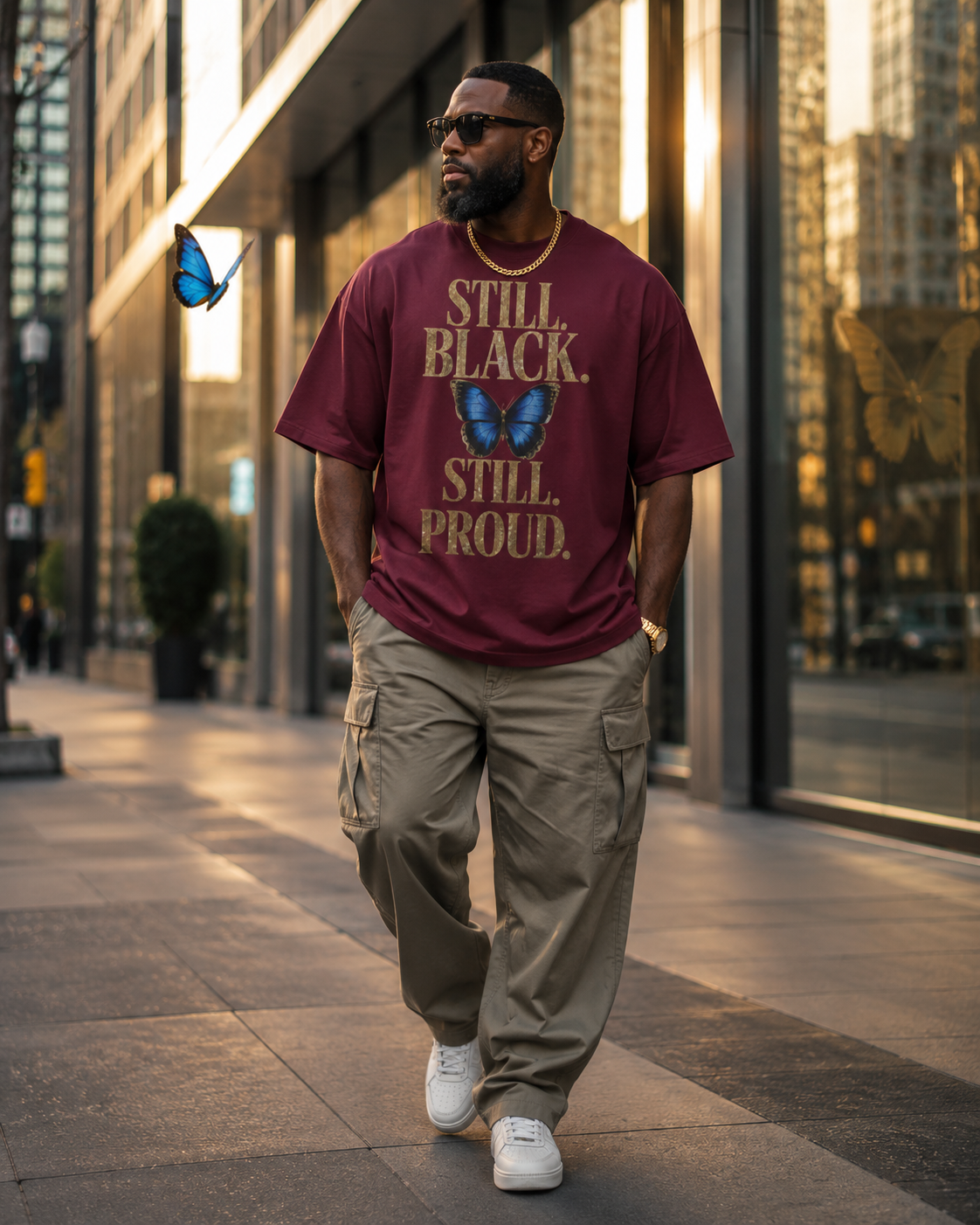 Still. Black. Still. Proud. | Premium Statement Graphic T-Shirt