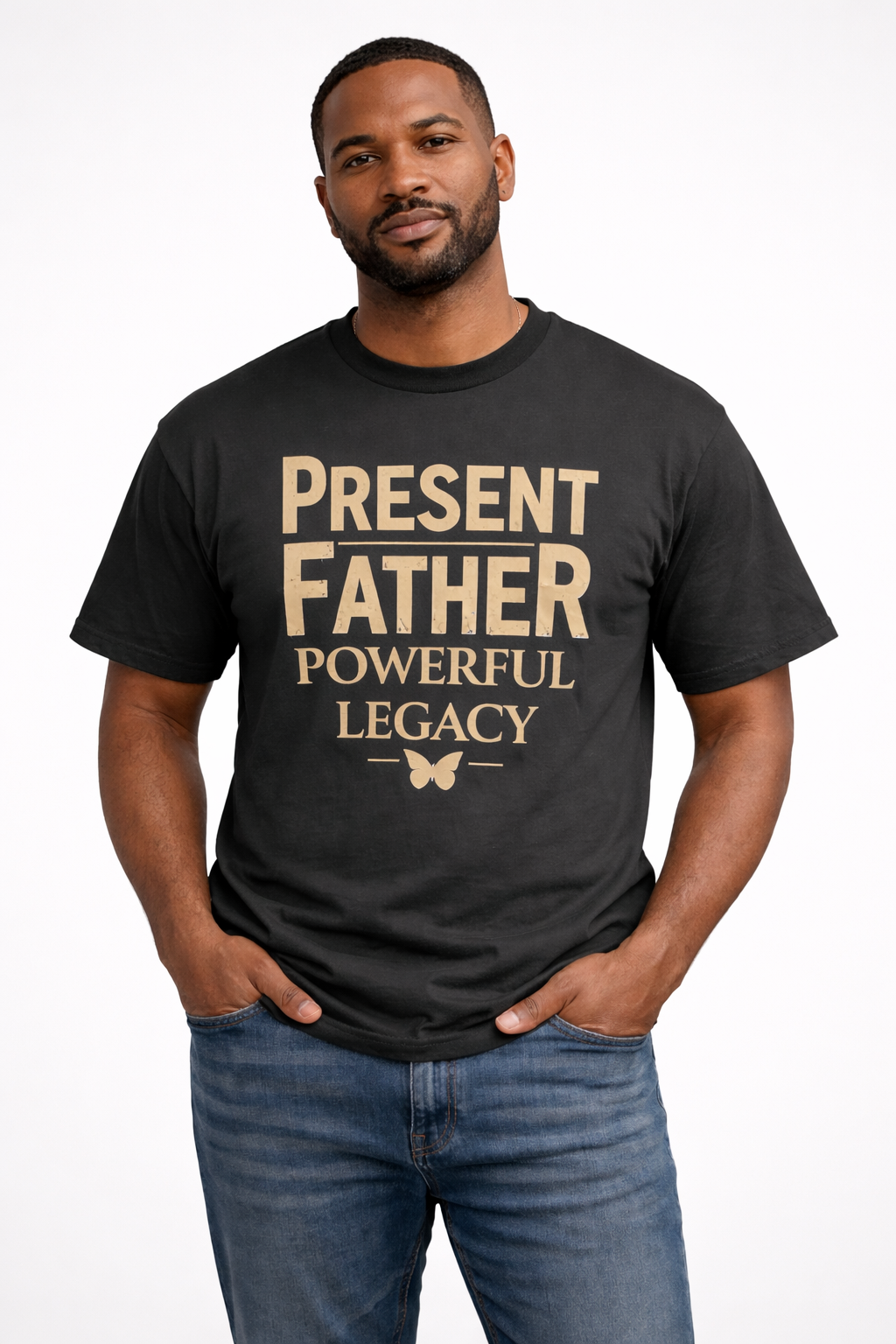 Camiseta Padre Presente Legado Poderoso