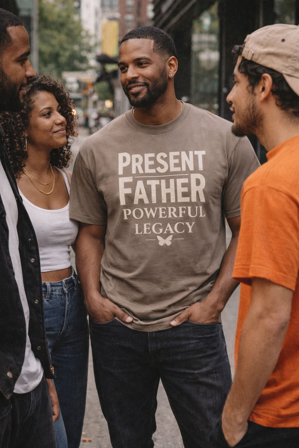 Camiseta Padre Presente Legado Poderoso