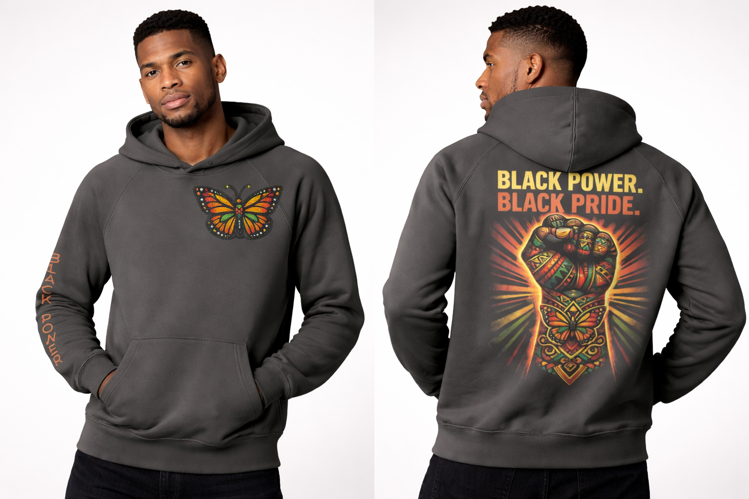 Black Power Black Pride Hoodie