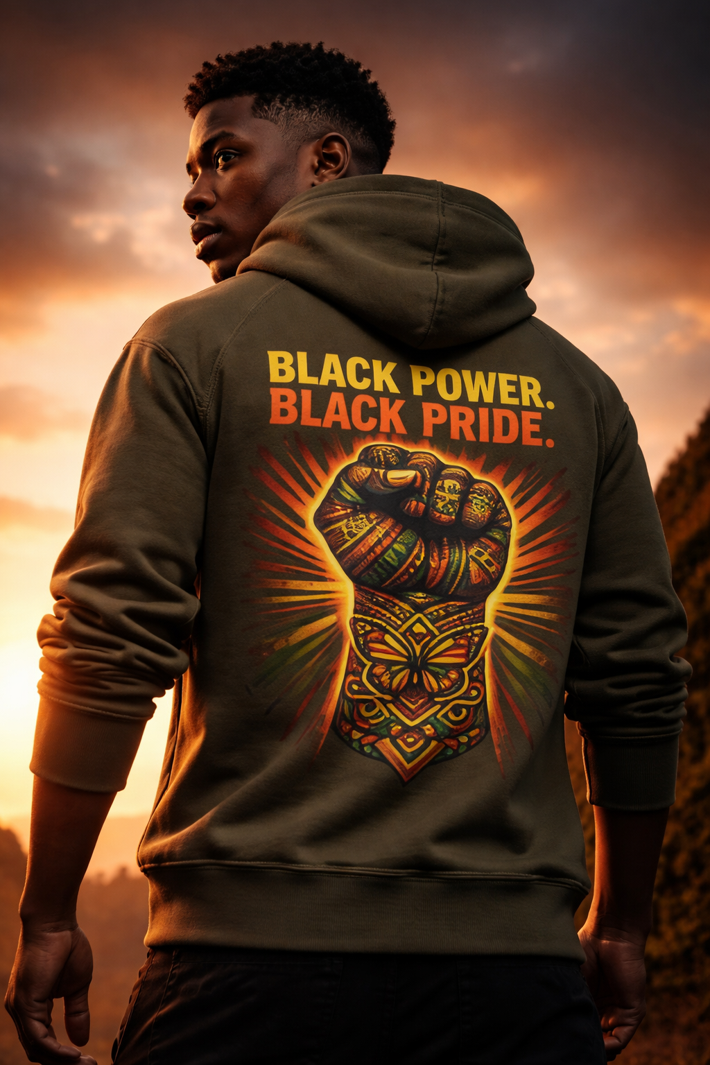 Black Power Black Pride Hoodie