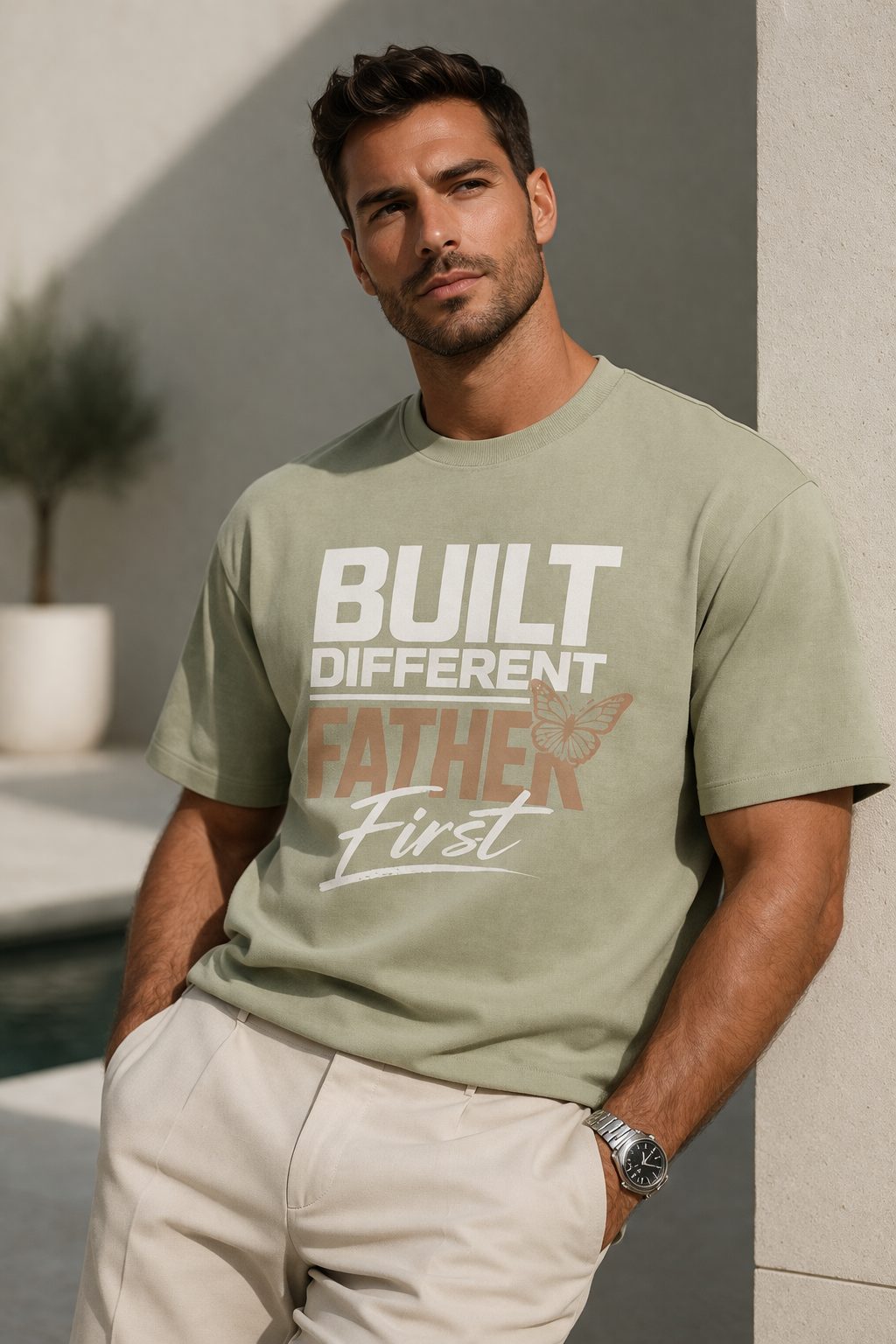 Camiseta "Padre Diferente Primero" | Camiseta Premium de Vida de Papá