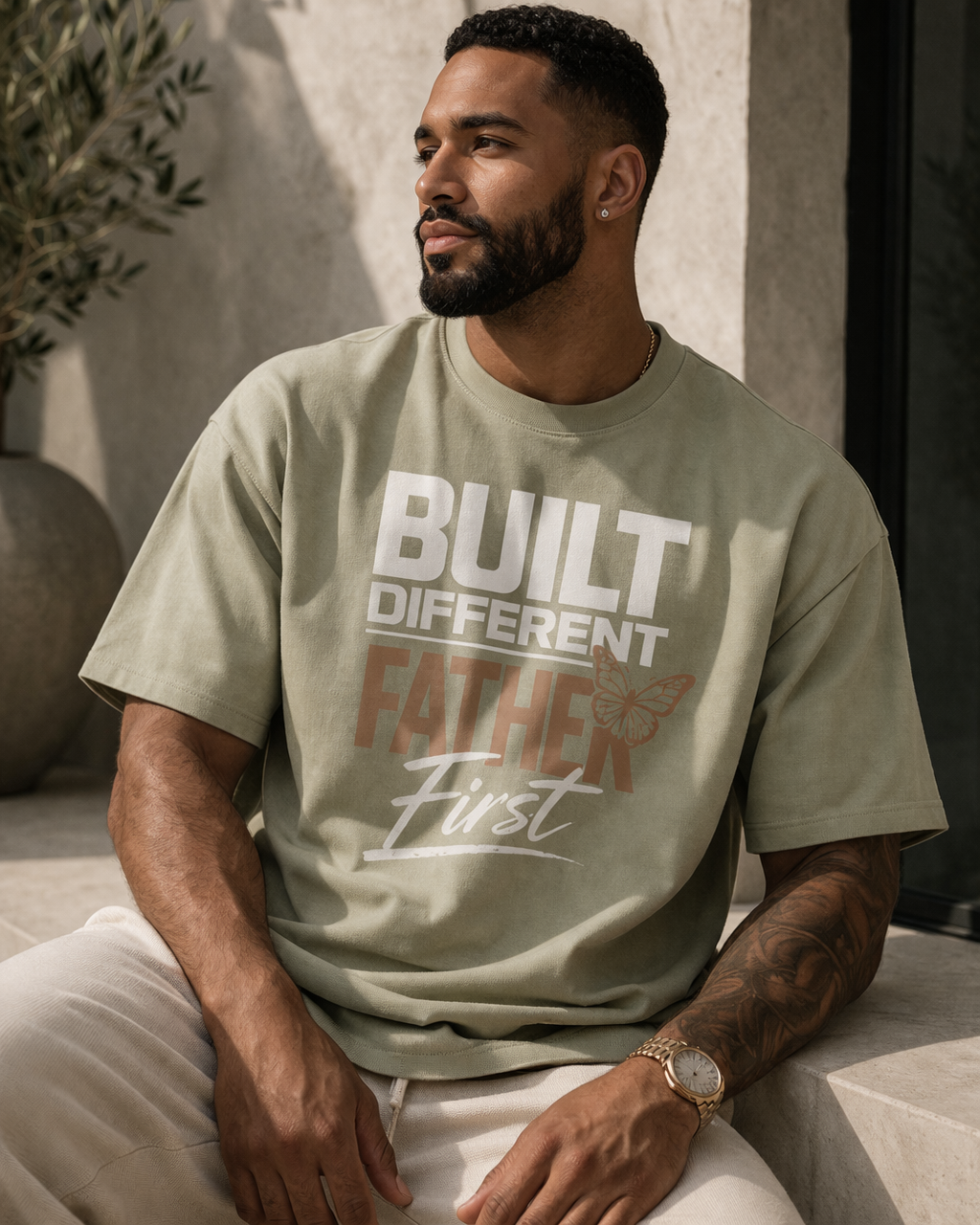 Camiseta "Padre Diferente Primero" | Camiseta Premium de Vida de Papá
