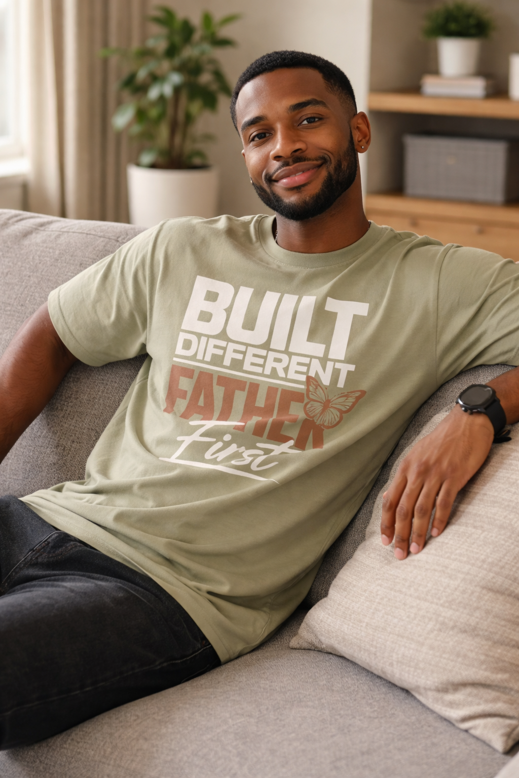 Camiseta "Padre Diferente Primero" | Camiseta Premium de Vida de Papá
