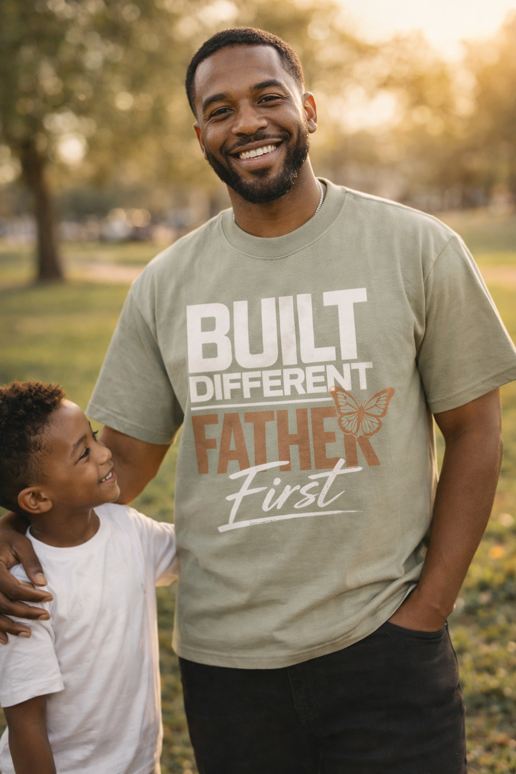Camiseta "Padre Diferente Primero" | Camiseta Premium de Vida de Papá