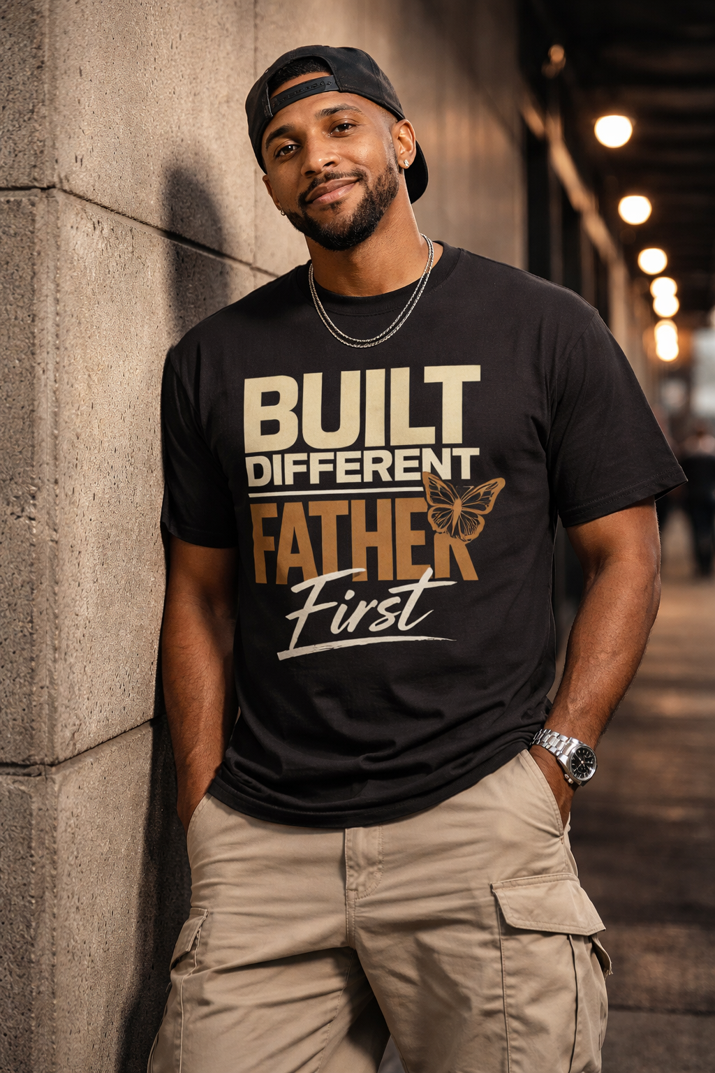 Camiseta "Padre Diferente Primero" | Camiseta Premium de Vida de Papá