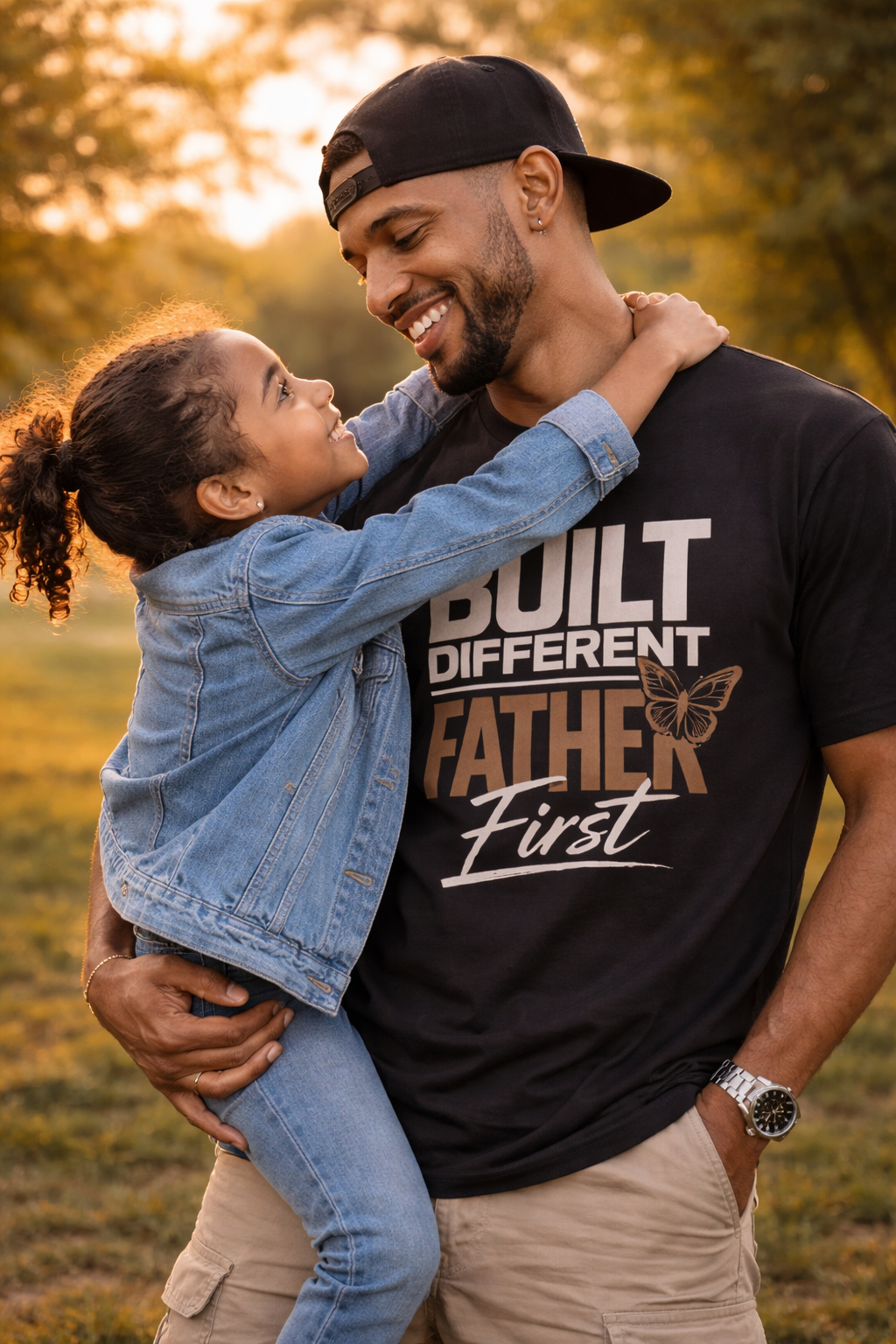 Camiseta "Padre Diferente Primero" | Camiseta Premium de Vida de Papá