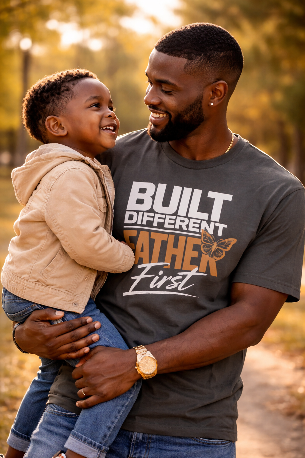Camiseta "Padre Diferente Primero" | Camiseta Premium de Vida de Papá