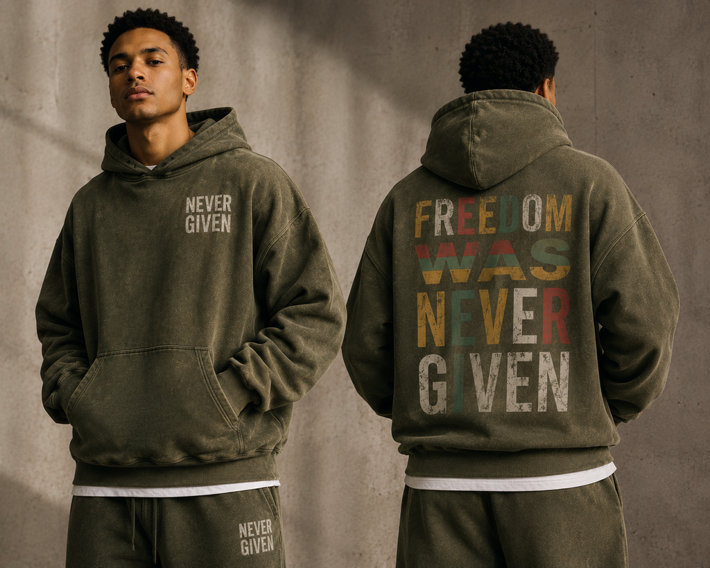 Freedom Was Never Given Hoodie