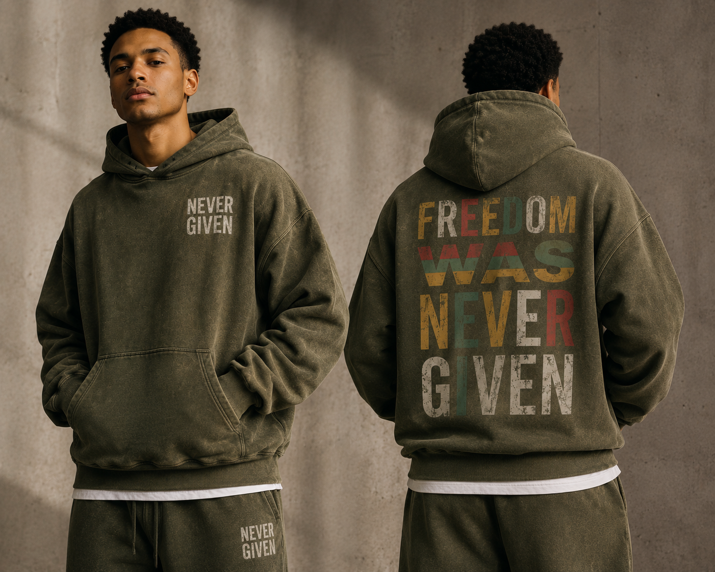 Freedom Was Never Given Hoodie