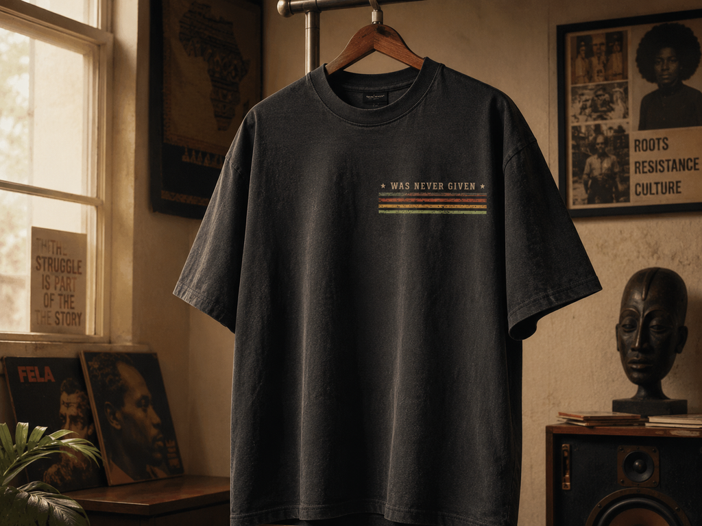 Freedom Was Never Given Oversized Vintage Streetwear Tee