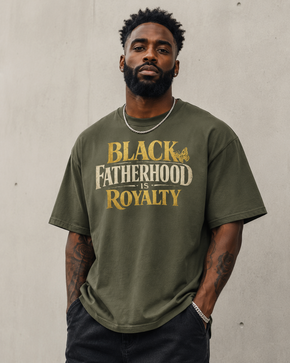 Black Fatherhood Is Royalty Tee