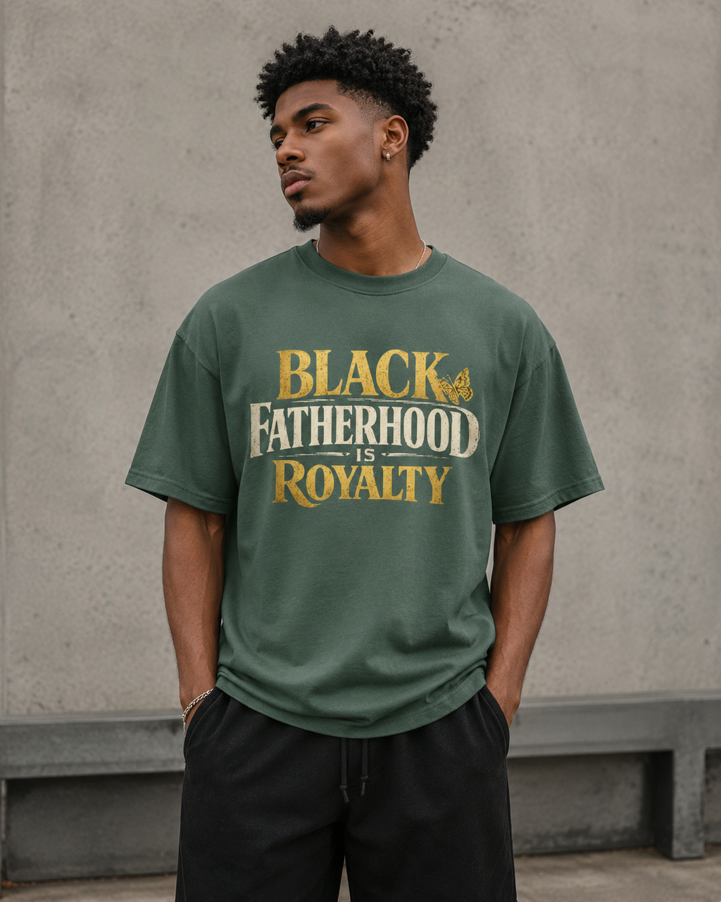 Black Fatherhood Is Royalty Tee