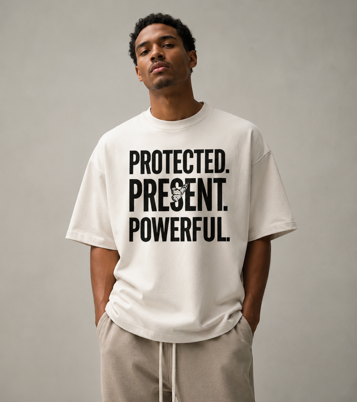 Protected Present Powerful heavyweight fatherhood graphic tee
Black fatherhood streetwear shirt for dads
Inspirational Black dad heavyweight graphic tee
Premium fatherhood empowerment t-shirt
Black father leadership graphic shirt
Heavyweight fatherhood streetwear apparel