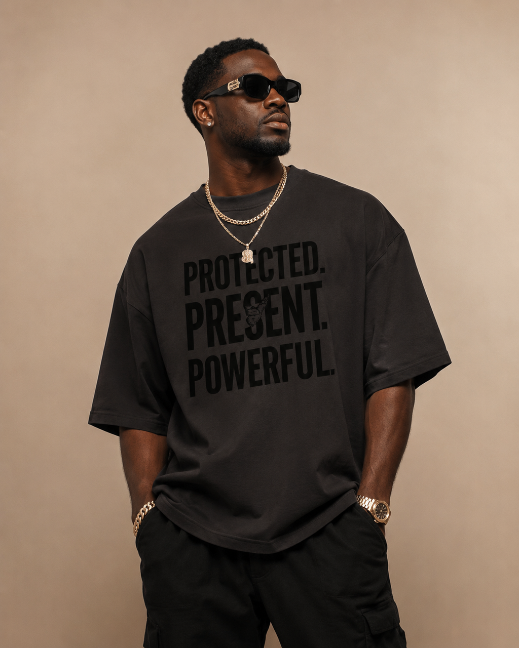 Protected Present Powerful Tee