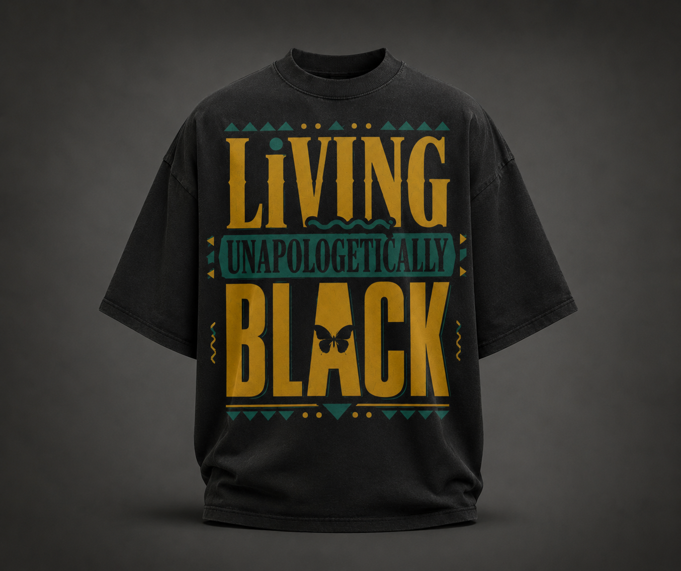 Living Unapologetically Black oversized heavyweight t-shirt
Black pride oversized streetwear graphic tee
Premium heavyweight Black culture t-shirt
Unapologetically Black statement shirt
Melanin pride oversized graphic tee
Black excellence streetwear apparel