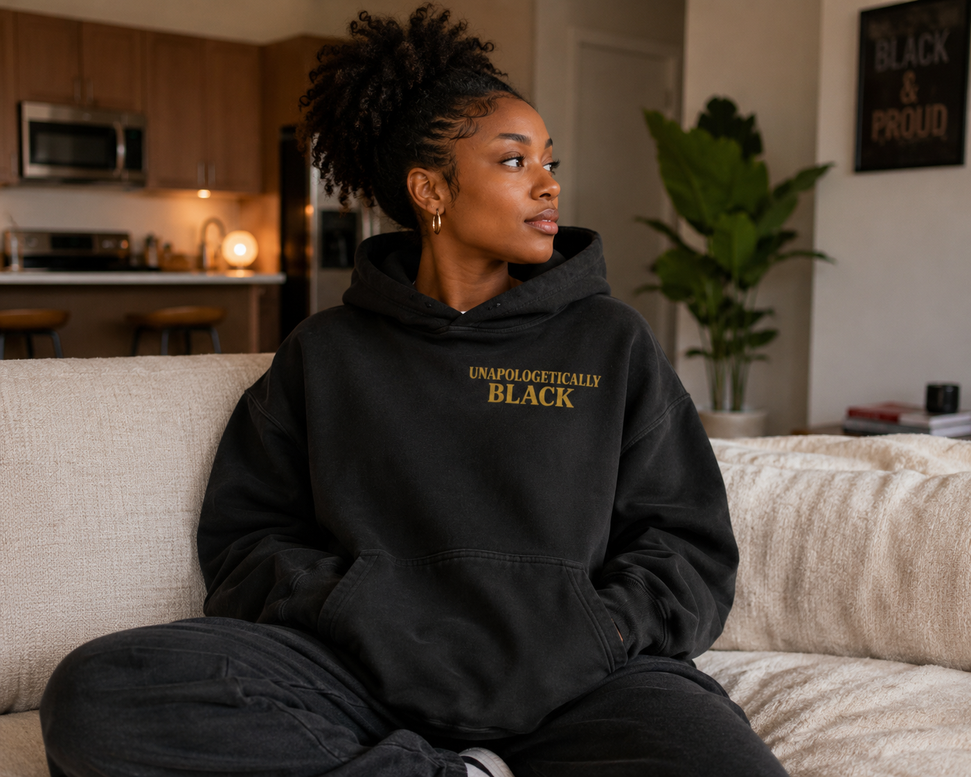 Living Unapologetically Black Hoodie