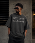 Secure In My Blackness oversized Black pride graphic tee