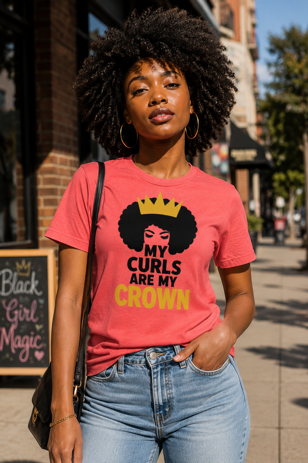 Curls & Crown Tee