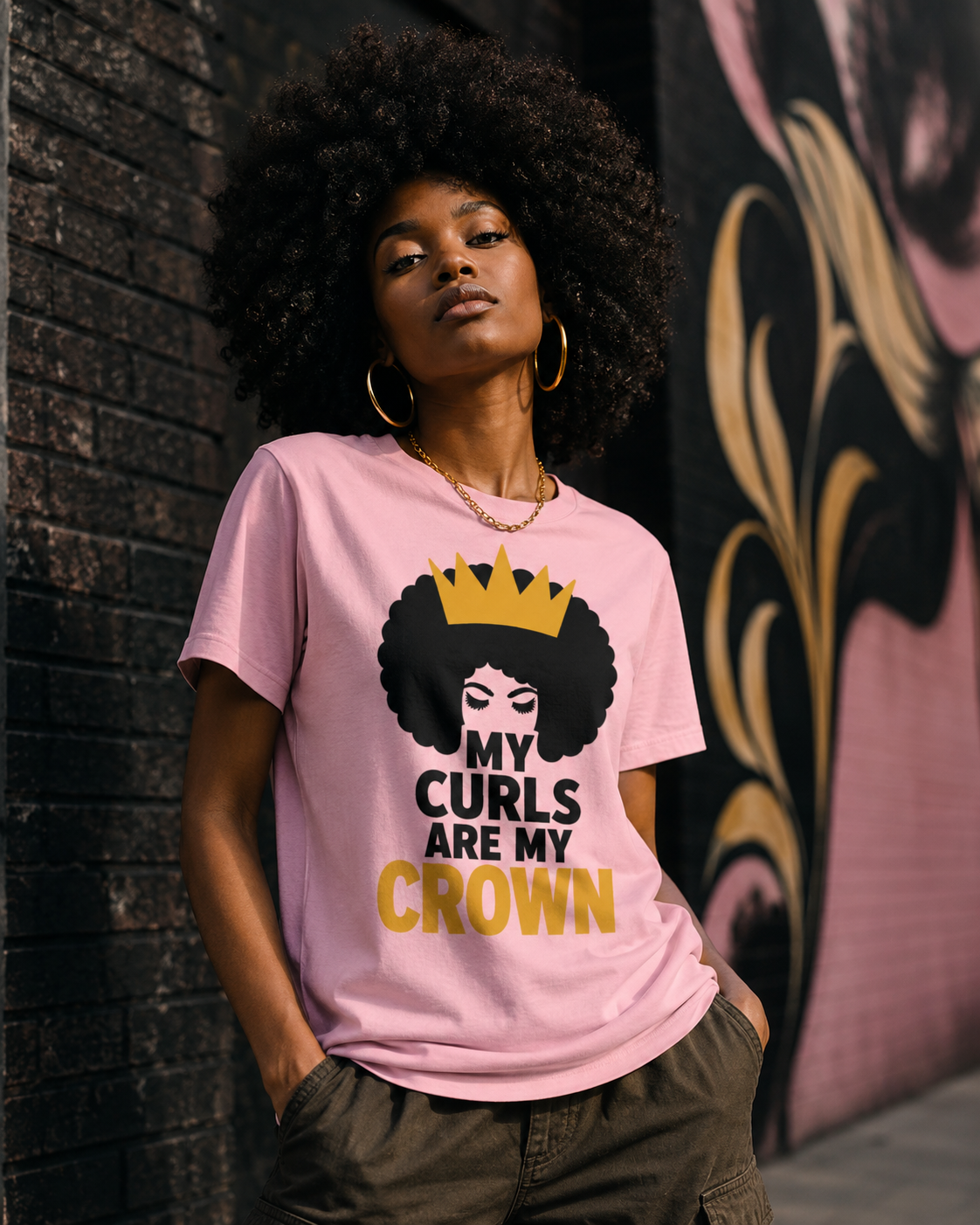 Curls & Crown Tee
