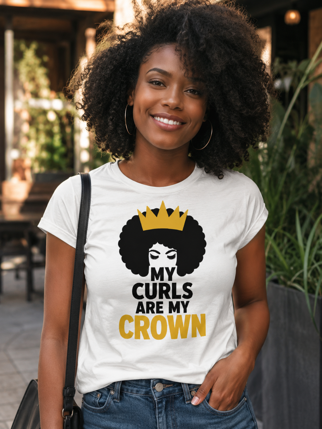 Curls & Crown Tee