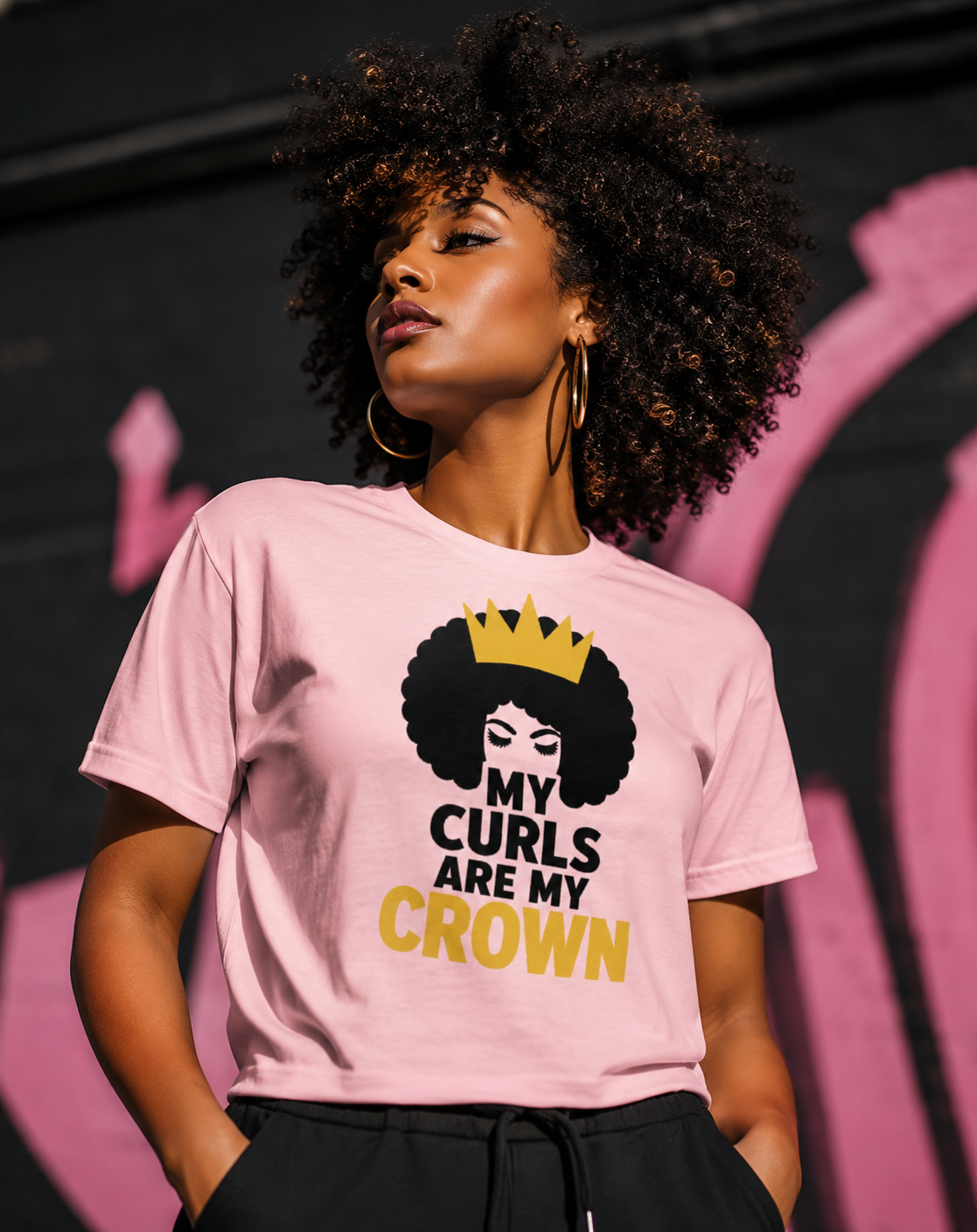 Curls & Crown Tee