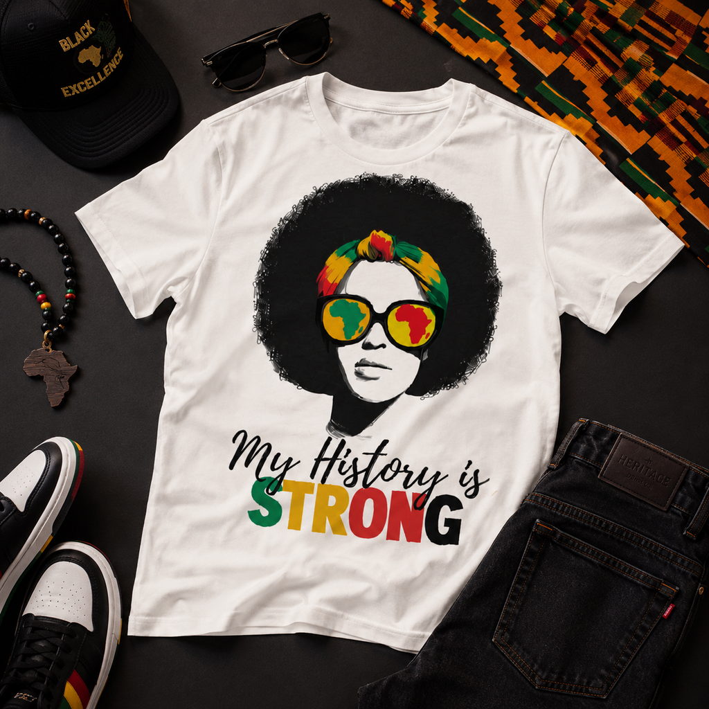 MY HISTORY IS STRONG Heritage Statement Tee