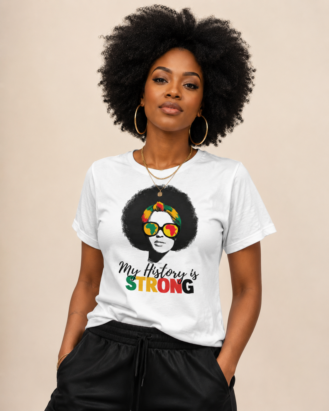 MY HISTORY IS STRONG Heritage Statement Tee