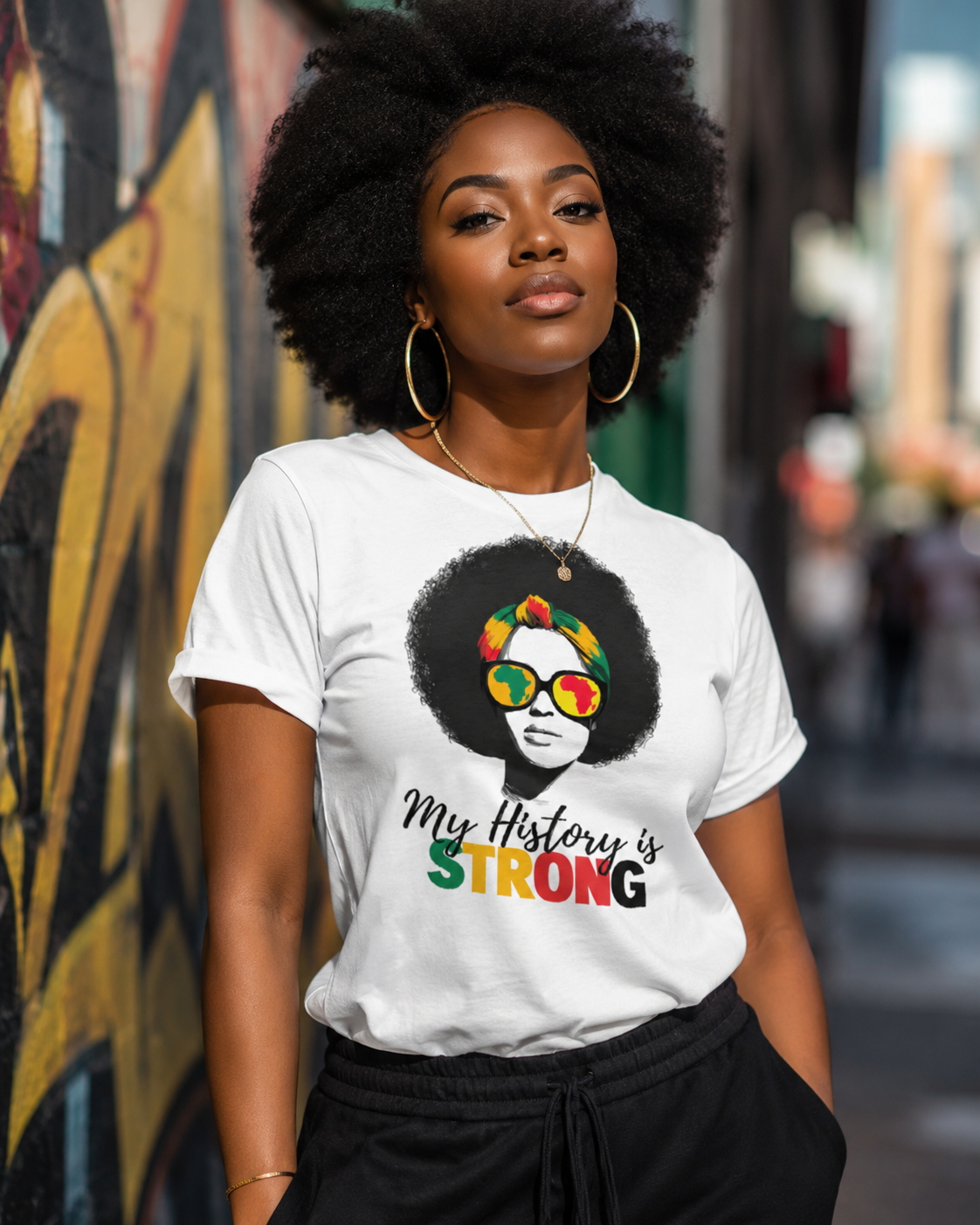 MY HISTORY IS STRONG Heritage Statement Tee