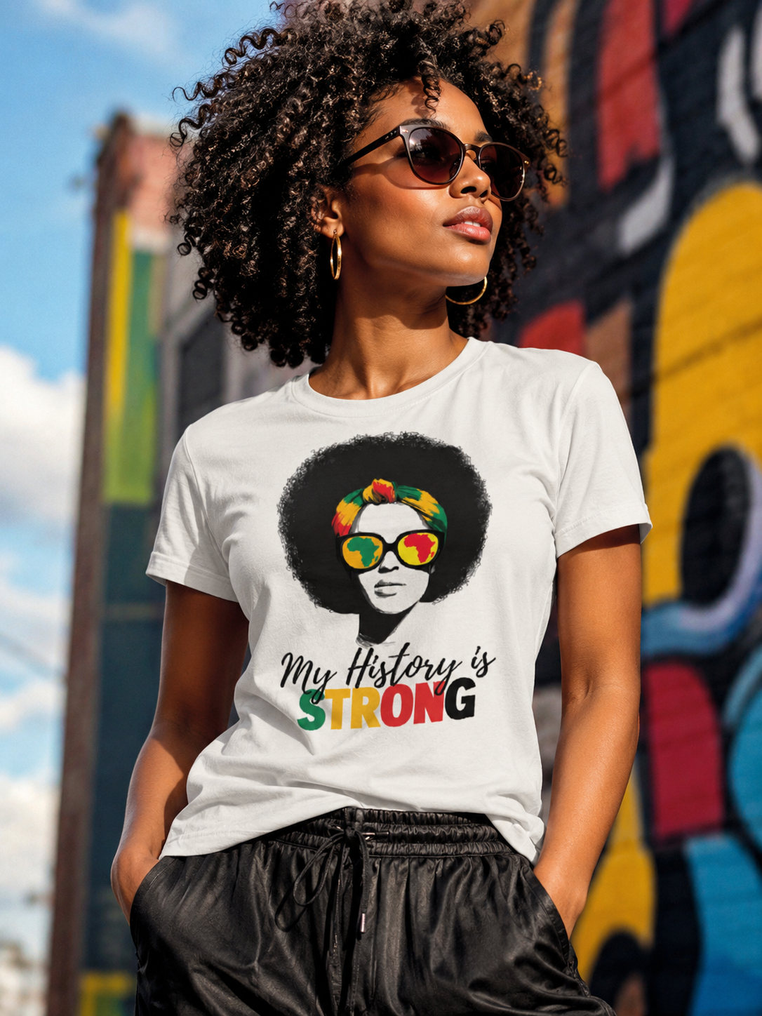 MY HISTORY IS STRONG Heritage Statement Tee