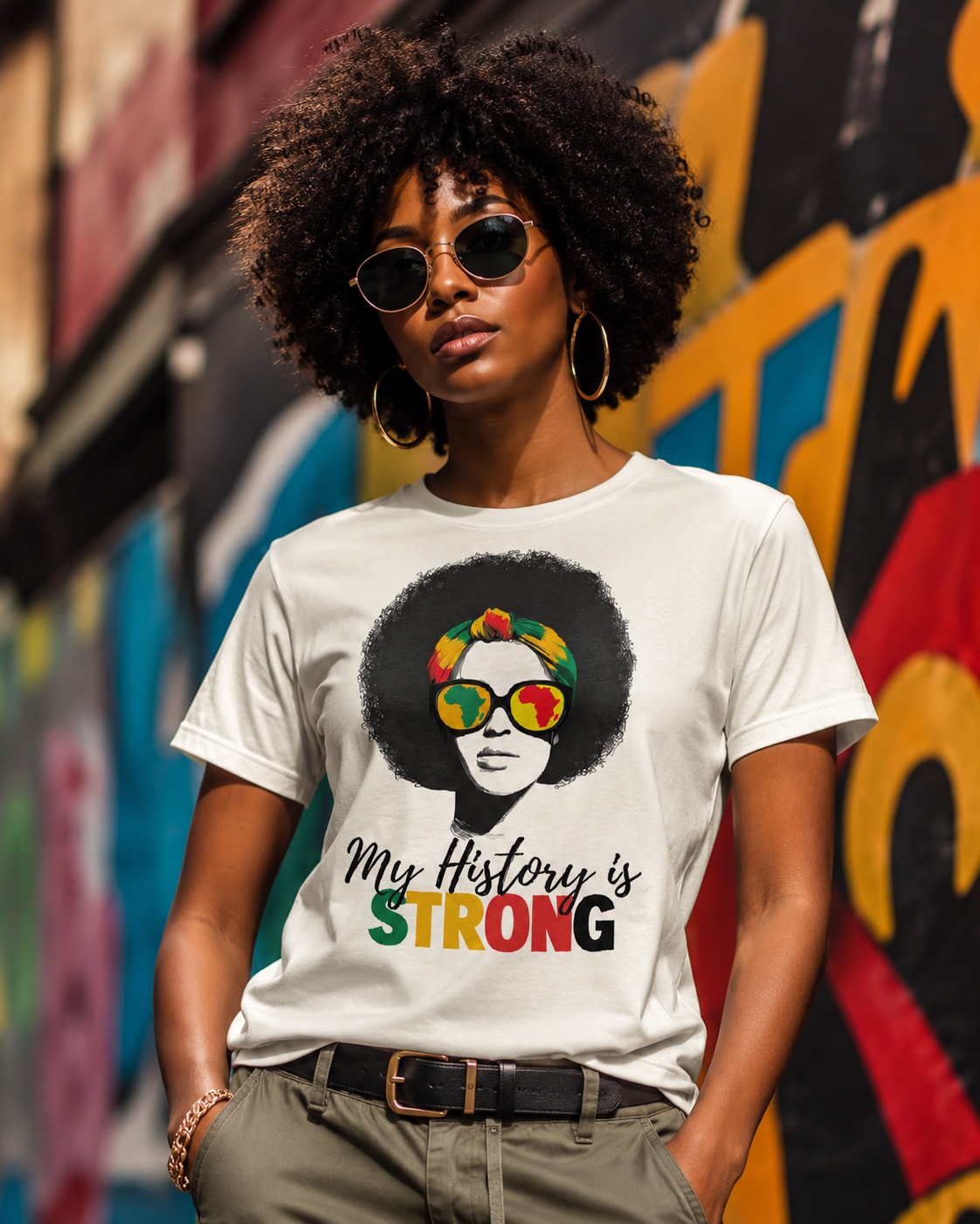 MY HISTORY IS STRONG Heritage Statement Tee