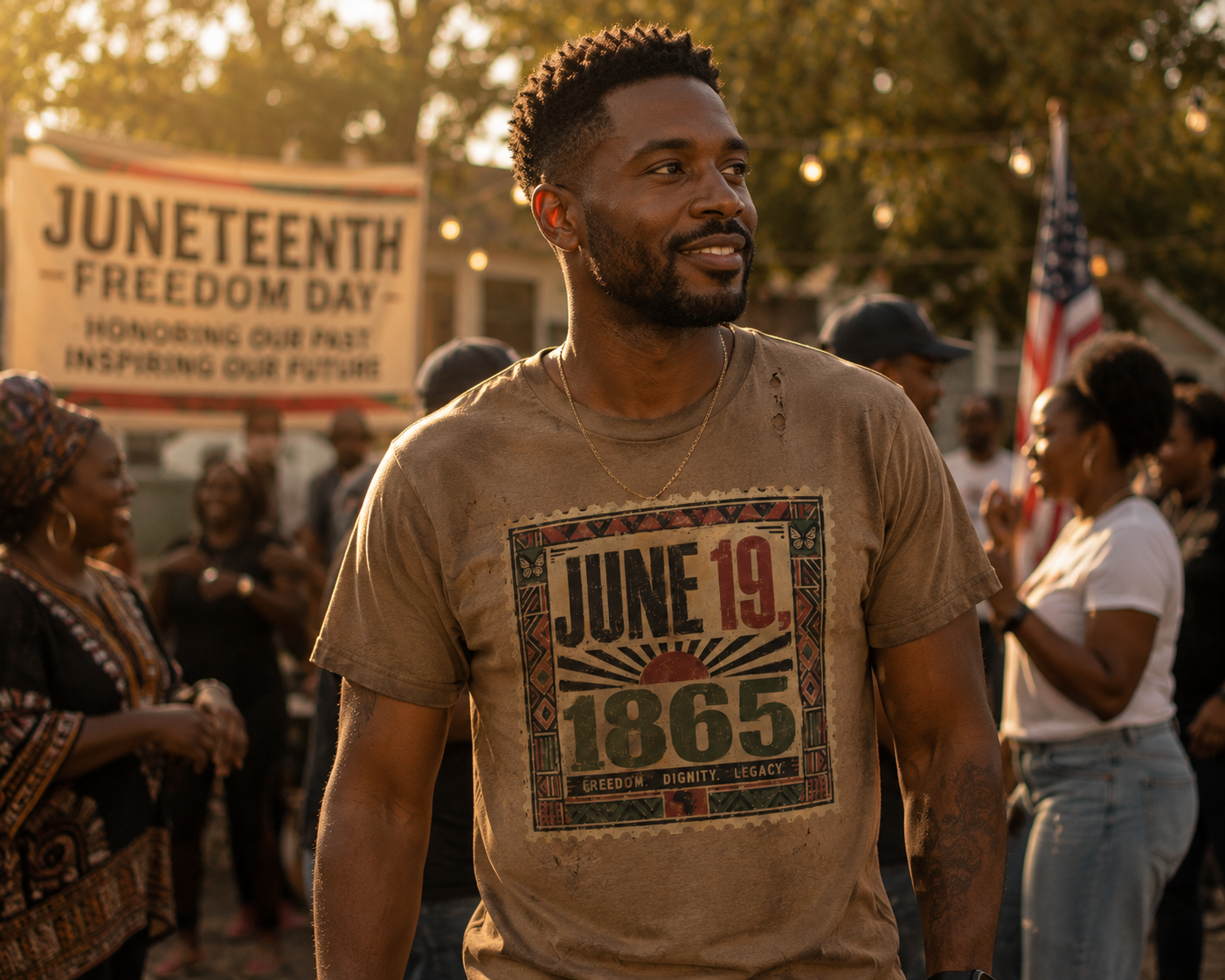 JUNE 19, 1865 Heritage Statement Tee