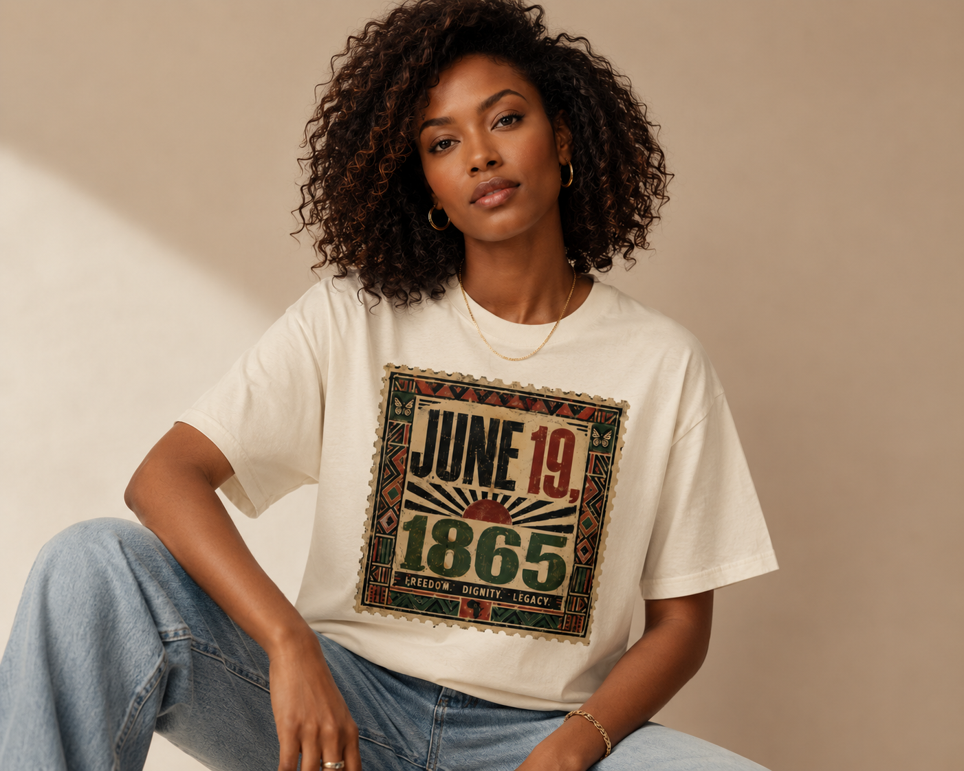 JUNE 19, 1865 Heritage Statement Tee