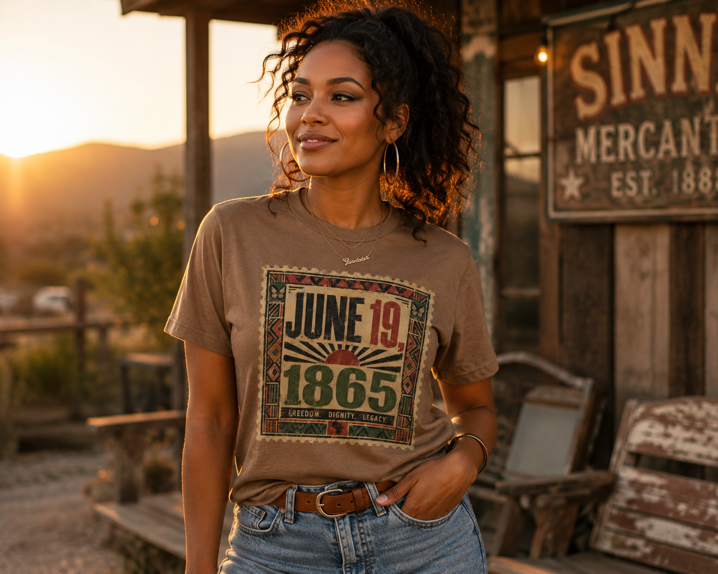 JUNE 19, 1865 Heritage Statement Tee
