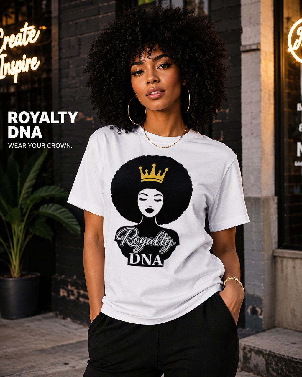 ROYALTY DNA Melanin Statement Tee